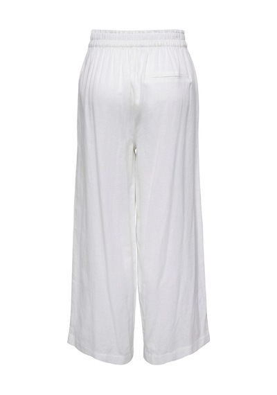 Only Onltokyo Hw Lınen Blend Pant Pnt Noos Kadın Beyaz Pantolon - 15259590 Beyaz