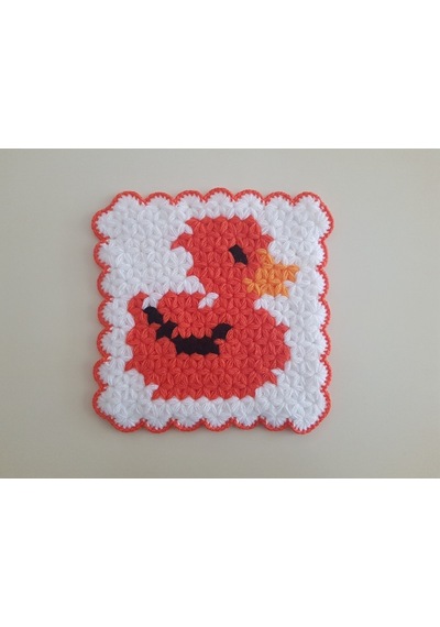 Banyo Bebek El Örmesi Çirkin Ördek Desenli