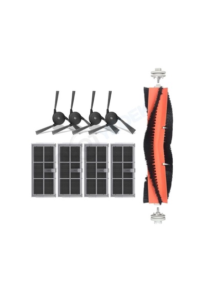 Dreame X40 Ultra L40 Ultra İle Uyumlu Mopsuz Fırça Hepa Seti-9 Parça Genel