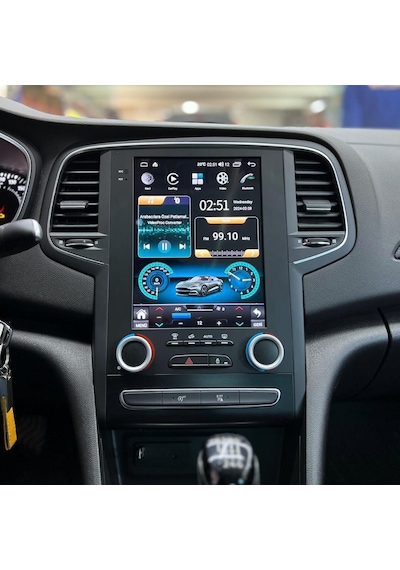 Renault Megane 4 2k Görüntü Kaliteli Tesla 9.7 Inch Multimedya Sistemi 4+64 Clarion 2016-2025 9"