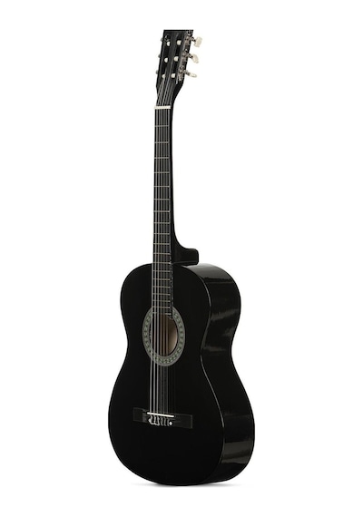 Siyah Gitar - 4/4 Boy Öğrenci Gitarı Kılıf Ve Pena Hediye