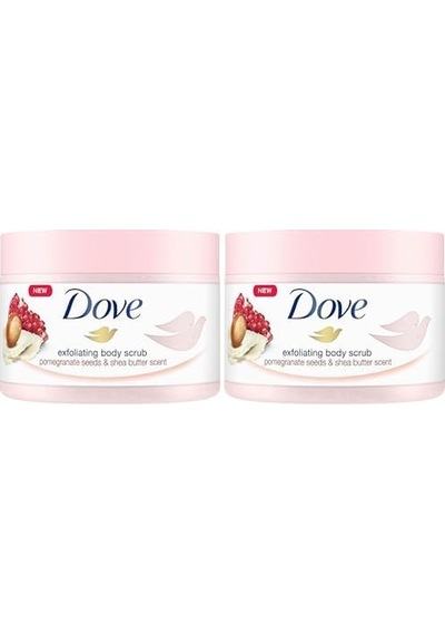 Vücut Peelingi Nar Çekirdeği Ve Shea Yağı 225ml Beyaz 2 Paketi