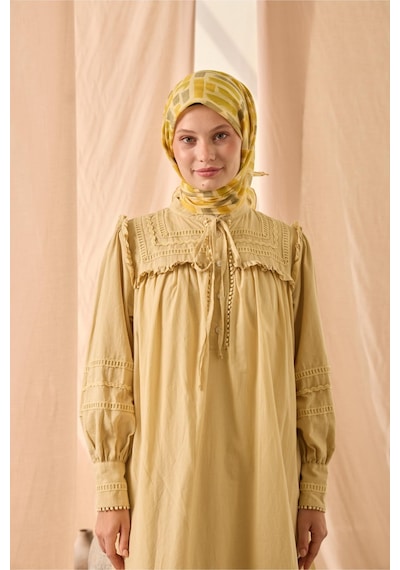 Silk Home Soft Eşarp 73096-27 Butter Yellow, Asit, Fıstık Yeşili, Koyu Yeşil