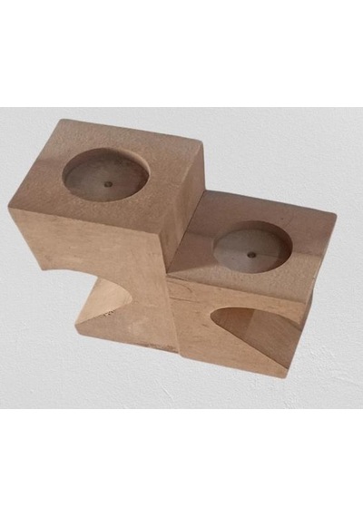 1448bng90244hobi Adn Dekoratif Mumluk Kalp Şeklinde İkili Ahşap Mdf Ham Cnc Kesim El Yapım