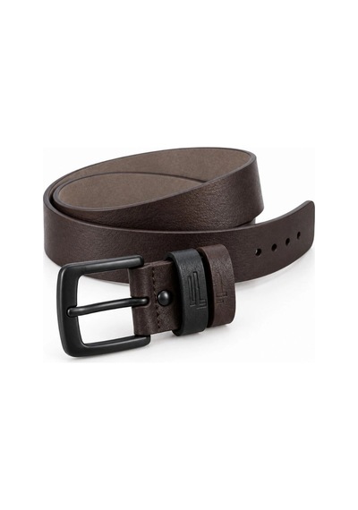 Ertaş Trend Store Erkek Koyu Kahverengi 4 Cm Çift Biritli Metal Tokalı Kot Ve Kumaş Pantolon Kemeri Çok Renkli