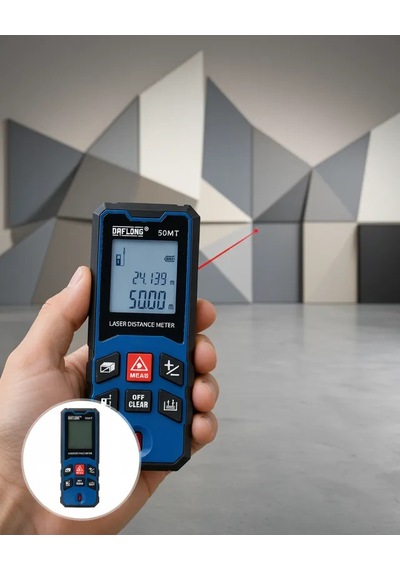 Astraltech Lazer Metre 50 Metre Ölçüm Kapasitesi Ve Dijital Ekran