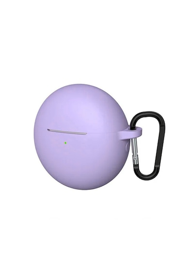 Forzacase Huawei Freebuds 7i İle Uyumlu Anahtar Askılıklı Bluetooth Kulaklık Kılıfı - Fc1134 Lila