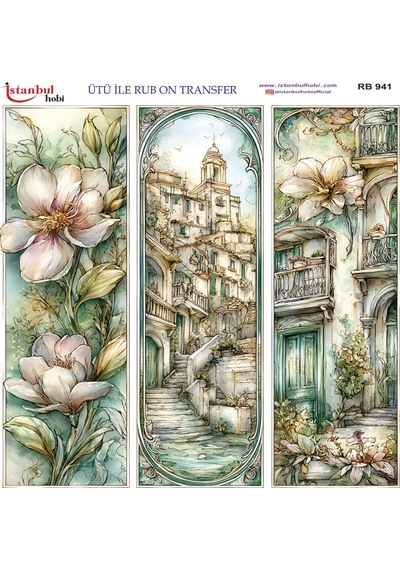 Ütü İle Rub On Transfer Kağıdı 30x30cm Rb-941