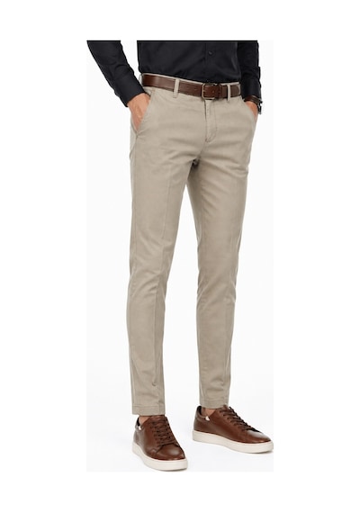 Amaro Erkek Kanvas Pantolon Regular Kalıp Yazlık Bgl-st05392 Taş