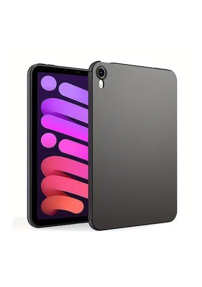 Forzacase Apple Uyumlu iPad  Mini A17 Pro Tablet İle Silikon Kılıf Siyah - Fc155 Arka Kapak