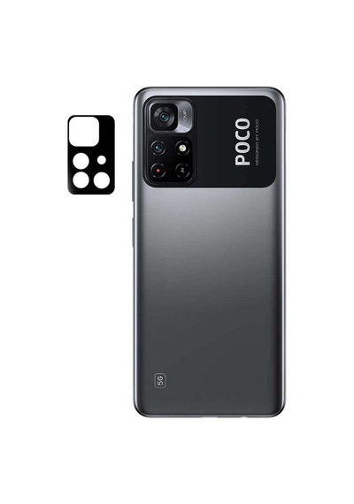 Kilifone - Xiaomi Poco M4 Pro 5g Uyumlu - Kamera Lens Koruyucu 3d Kamera Camı - Şeffaf