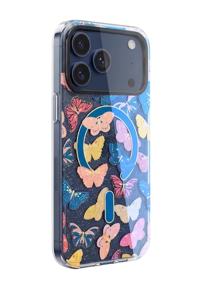 Onegif Apple İphone 17 Pro Desina Magsafe Kapak - Desen 5 Mavi