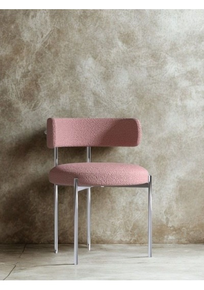 Teddy Sandalye, Krom Metal Pembe