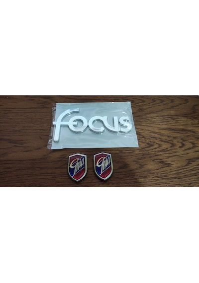Focus 1 Bagaj Yazısı Ve Ghia 2li Taçsız Arma 1998 - 2004 Focus1 Logo