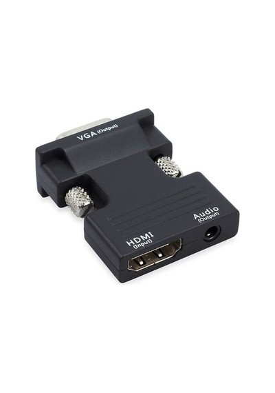 Hdmi To Vga Kablo Çevirici Dönüştürücü Adaptör Hdmı Ses Destekli (539122234)