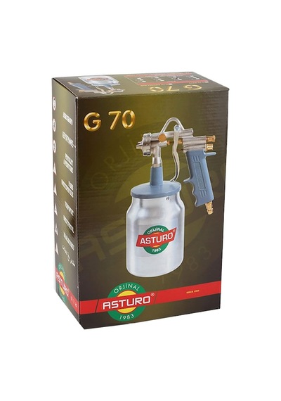 G70 Alttan Depolu Havalı Boya Tabancası 1.8 Mm