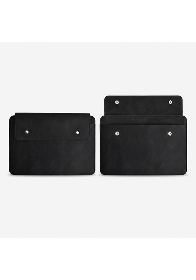 Hakiki Deri Laptop Kılıfı 13-14 İnç Macbook Air & Pro Uyumlu Siyah Diğer