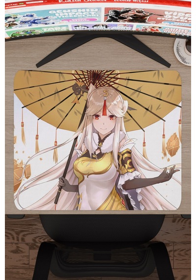 Ningguang Genshin Impact Anime Oyuncu V3 - 48x40 Xl Gaming Mouse Pad Fare Altlığı