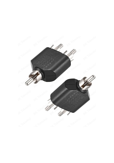 RCA Erkek to 2 RCA Erkek Dönüştürücü Adaptör
