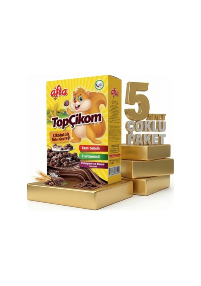 Afia Topçikom Çiko Tahıl Gevreği 5x250 Gr