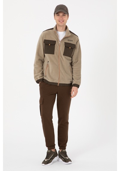 U.s. Polo Assn. Erkek Açık Haki Hırka Örme 50309979-vr183 Acık Hakı