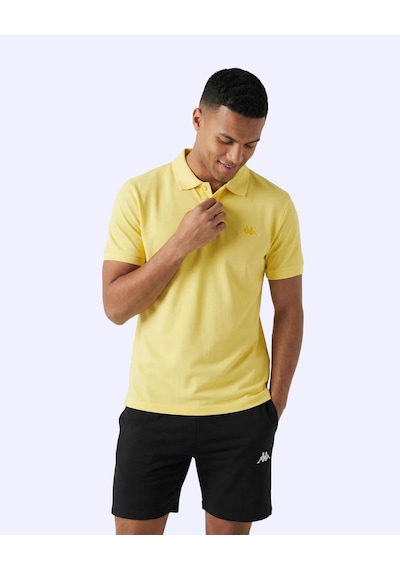 Kappa Fausto Erkek Sarı Regular Polo Yaka Tişört