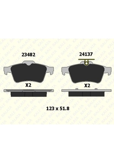 Kale Balata 24137a0000kd13 Fren Balatası Arka Dısklı Tip 93183140 93176116 93192623 1605200 1605993 4254.a8 Bm Focus Vectra C Citroen Ford Mazda Renault Saab Volvo 03 Kale Balata 24137a0000kd13 Fren Balatası Arka Dısklı Tip 93183140 93176116 93192623 1605200 1605993 4254.a8 Bm Focus Vectra C Citroen Ford Mazda Renault Saab Volvo 03