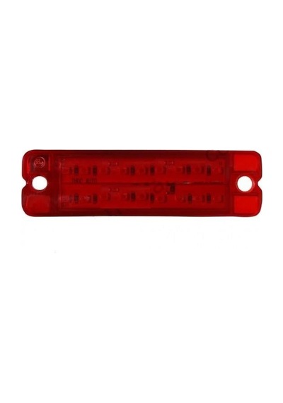 12v Parmak Lamba 18-ledli Kırmızı 100 28 Mm