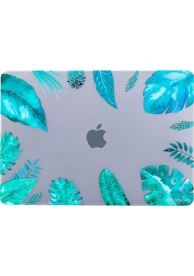 Apple Uyumlu MacBook Pro Kılıf 13 İnç M1-m2, Flower07nl Type-c'li Model A2338 A2289 A2251 A1706-08 A1989 A2159 İle Açık Yeşil
