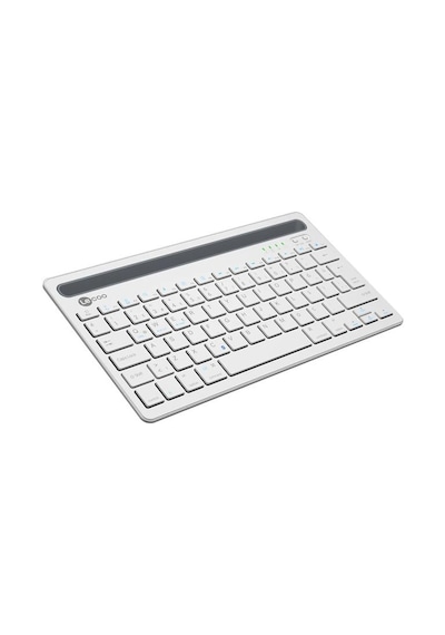Lecoo, Bk100 Bluetooth V3.0 Çoklu Cihaz Uyumlu Şarj Edilebilir Kablosuz Beyaz Türkçe Q Klavye