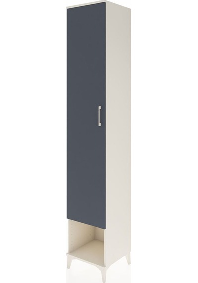 Hyperion Dolap 4 Raflı Tek Kapaklı Tek Askılı 44x44x243 Aytaşı-antrasit Aytası Hyperion Dolap 4 Raflı Tek Kapaklı Tek Askılı 44x44x243 Aytaşı-antrasit Aytası