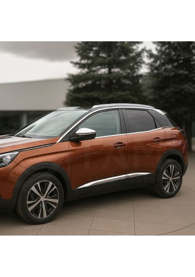 Peugeot 3008 Krom Yan Kapı Çıtası 4 Kapı 2016 ve Üzeri