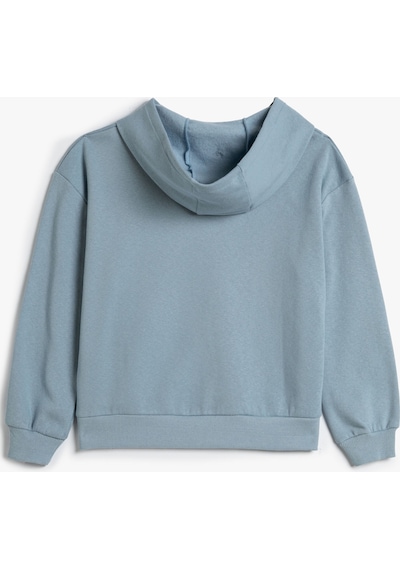 Koton Basic Kapşonlu Sweatshirt Uzun Kollu Pamuk Karışımlı Mavi 4wkg10326ak 4WKG10326AK647 Mavi Koton Basic Kapşonlu Sweatshirt Uzun Kollu Pamuk Karışımlı Mavi 4wkg10326ak 4WKG10326AK647 Mavi