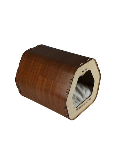 Herniks Mdf Altıgen Kedi Evi 36 CM Hr3029