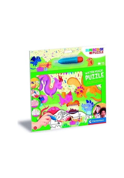 - 22245-15 Parça Water Frame Puzzle - Baby Dragons