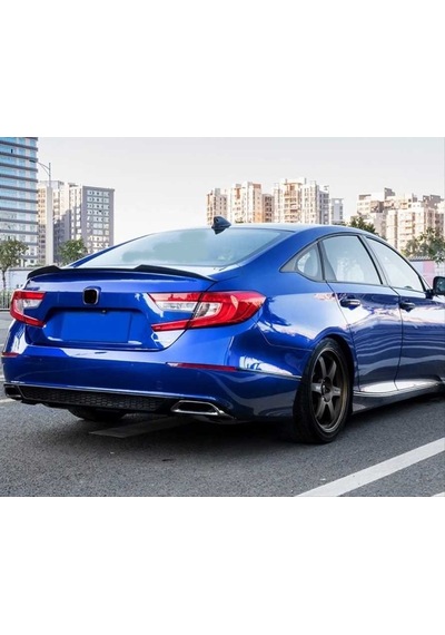 Honda Accord Uyumlu Bagaj Üstü Spoiler Yarasa Piano Black 2018+
