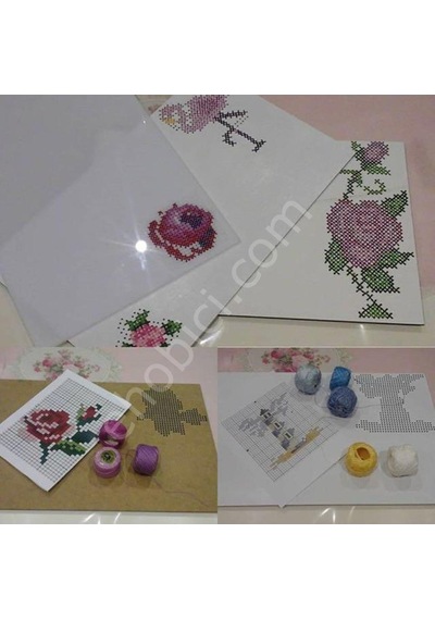 Ahşap Kanaviçe Supla Ks03 40X25Cm