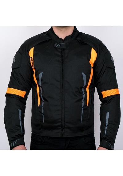 4riders Gama Ce Sertifikalı Korumalı Motosiklet Montu Oranj