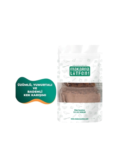 Üzümlü Yumurtalı Ve Bademli Kek Karışımı 385 G