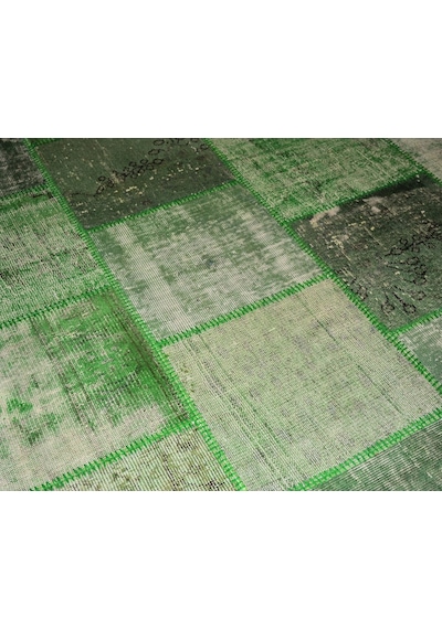 Patchwork El Örgüsü Anadolu Halısı