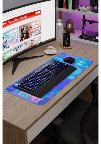 Totoro Anime V3 - 70x30 Xl Gaming Kauçuk Kaymaz Taban Mouse Pad Fare Altlığı