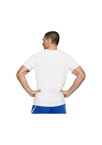 Nike M Nk Df Tee Dfc Crew Solid Erkek Antrenman Tişörtü Ar6029-100 Beyaz Beyaz