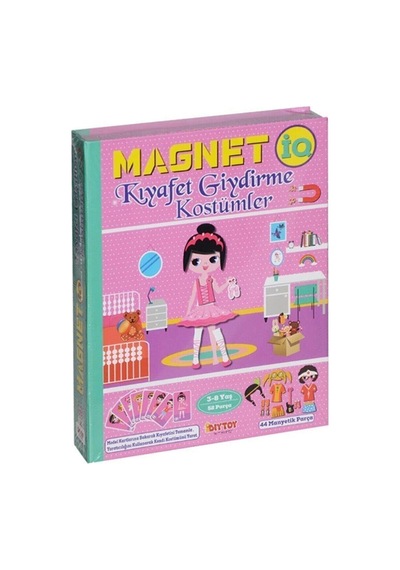 Diy Toy Magnetik Kıyafet Giydirme ve Kostümler