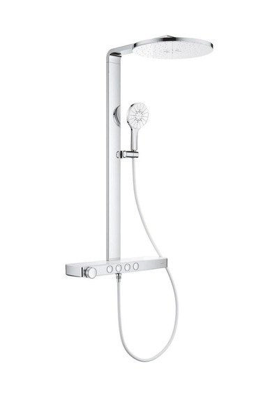 Rainshower Aqua Pure Duvara Monte Termostatlı Duş Sistemi - 1009640000 Gümüş