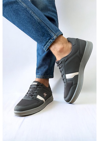 Erkek Günlük Sneaker Rahat Spor Ayakkabı Füme-Fume Füme