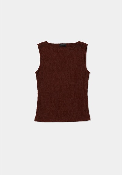 Colin's Colins Slim Fit Kolsuz Kadın Kahverengi Atlet Cl1078620 Q1.v2 Cor Cinnamon