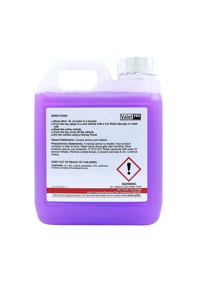 Valet Pro Concentrated Car Wash 1Lt. Seramik Korumalar İçin Ph De