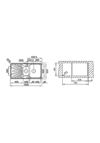 Teka Princess 60 B Paslanmaz Çelik Eviye - 40109151