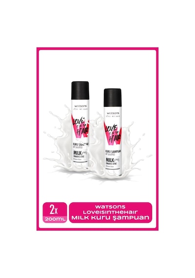 Love Is In The Hair Milk Kuru Şampuan 200 Ml 2 Adet