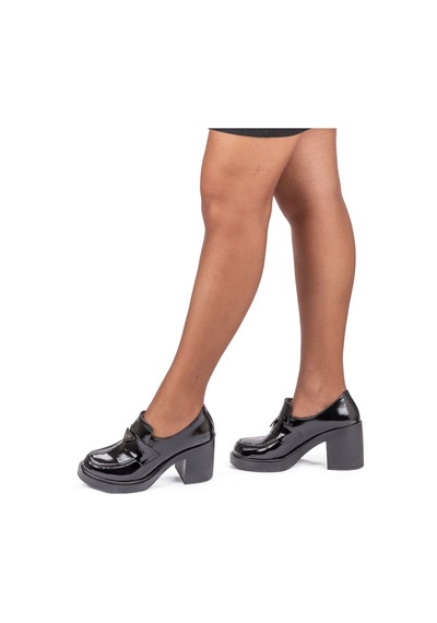 Kadın Hakiki Deri 8 Cm Platform Topuk Şık Ayakkabı 001